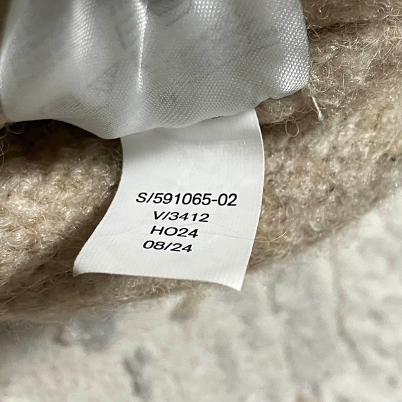 Banana Republic Womens Tan Wool Blend Mock Neck Sweater Medium - Picture 5 of 11